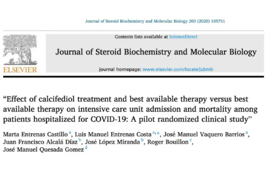 calcifediol treatment covid19 icu mortality study
